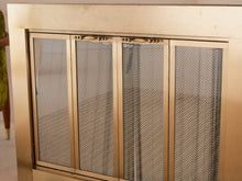 Load image into Gallery viewer, Brushed Brass Fire Place Screen frame