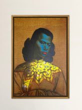 Load image into Gallery viewer, Woman in Green on Canvas