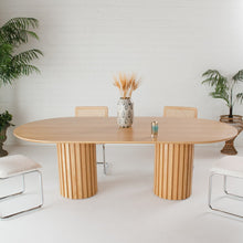 Load image into Gallery viewer, Dalia Oval Blonde Table