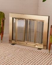 Load image into Gallery viewer, Brushed Brass Fire Place Screen frame