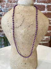 Load image into Gallery viewer, Purple Beaded Necklace