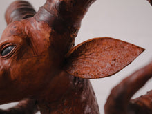 Load image into Gallery viewer, Ram Leather Sculpture
