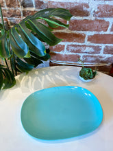 Load image into Gallery viewer, Vintage Teal Texas Ware Tray