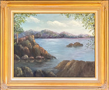 Load image into Gallery viewer, Beautiful Scenic Vintage Oil Painting