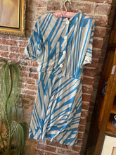 Load image into Gallery viewer, Blue and White Saved by the Bell dress