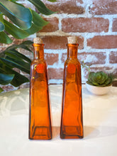 Load image into Gallery viewer, Vintage Orange Glass Bottle