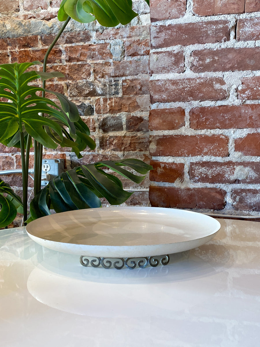 Vintage White Moire Glaze Kyes Tray – Sunbeam Vintage