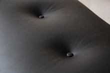 Load image into Gallery viewer, Black Leather Iconic Chair and Ottoman