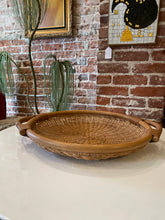 Load image into Gallery viewer, Vintage Large Wicker Tray with Handles