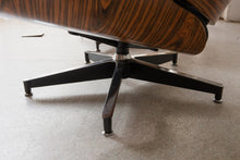 Load image into Gallery viewer, Black Leather Iconic Chair and Ottoman