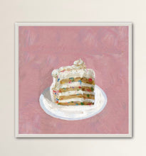 Load image into Gallery viewer, Give Them Cake Art Framed