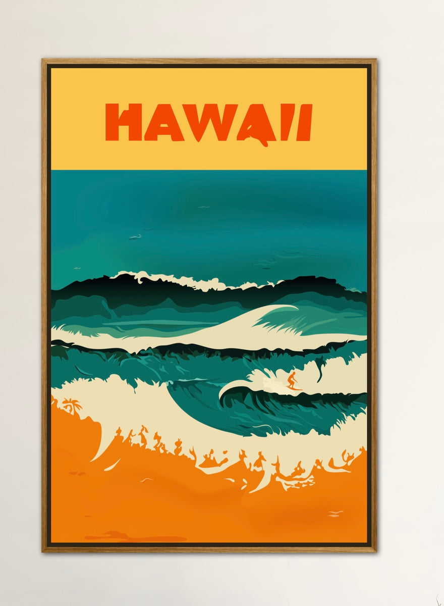 Hawaii Travel Poster – Sunbeam Vintage