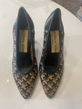 Load image into Gallery viewer, Vintage Stephane Kelian Gold Woven Heels (S6.5)