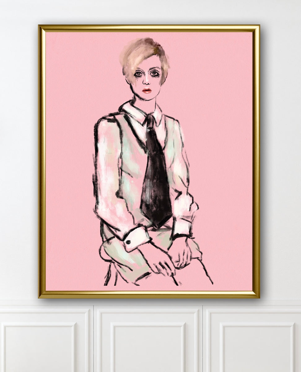 Twiggy Sketch – Sunbeam Vintage