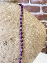 Load image into Gallery viewer, Purple Beaded Necklace
