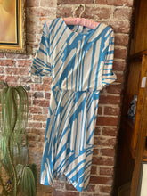 Load image into Gallery viewer, Blue and White Saved by the Bell dress
