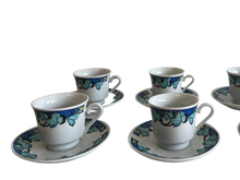 Load image into Gallery viewer, Set of 5 Azul plant Tea cup