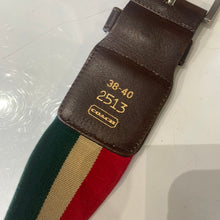 Load image into Gallery viewer, Vintage Stretchy Striped Coach Belt