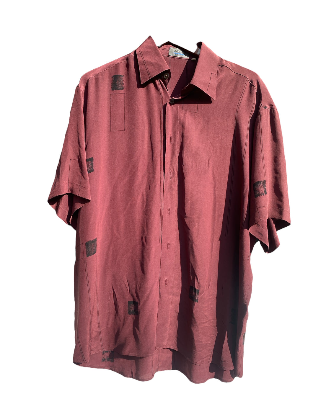 Messori Red Oxide with Square Pattern