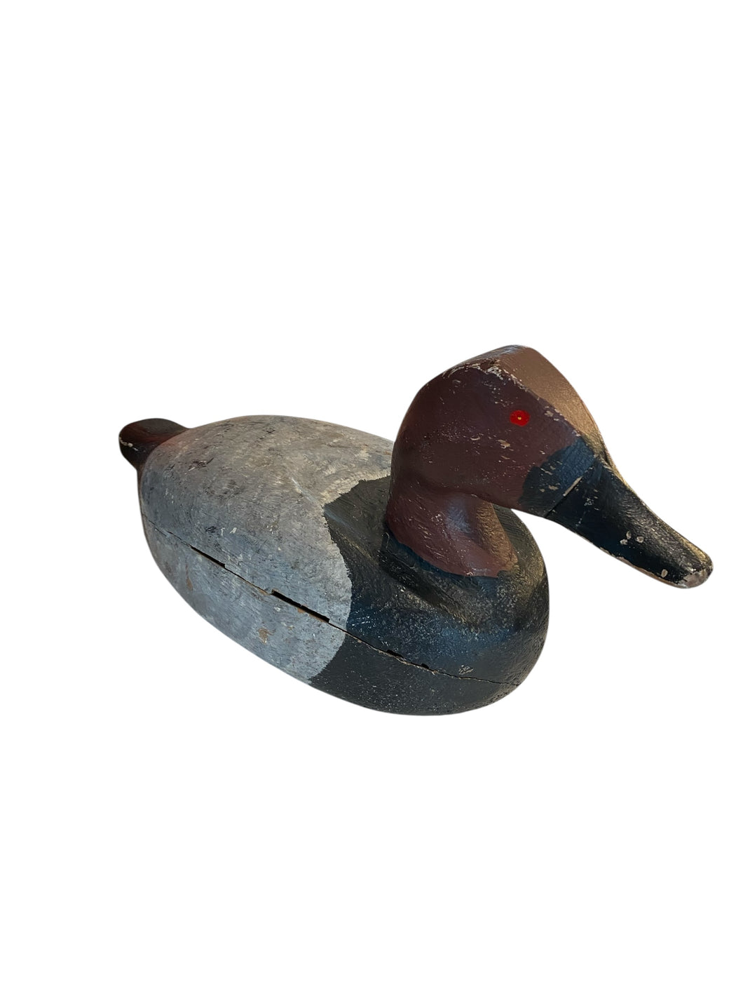 Vintage Wood Hand painted Duck