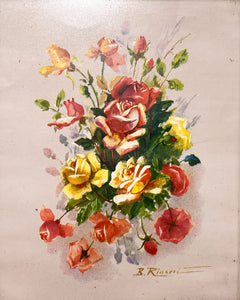 Vintage Floral Art Print by B. Riasni