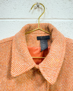 Orange Tweed Coat (XS)