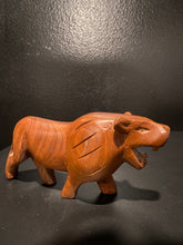 Load image into Gallery viewer, Carved Teak Wood Lion
