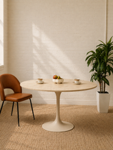 Load image into Gallery viewer, Travertine Tulip Dining Table
