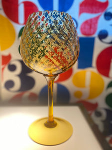 Glass Amber Empoli Vase