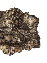Load image into Gallery viewer, Silver Plated Grapes and Leaf Trinket Dish
