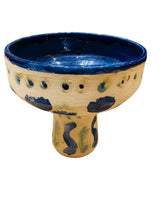 Load image into Gallery viewer, Whimsy Cobalt Blue Glaze Compote
