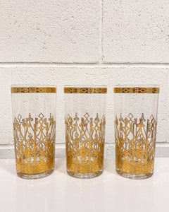 Vintage Culver Highball Glasses - Set of 3