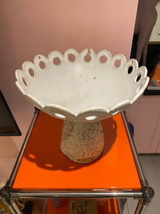 Speckled Scalloped Compote