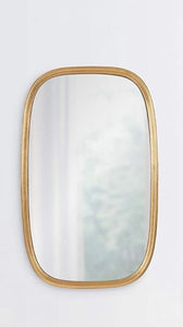 Mika oblong Mirror in Gold