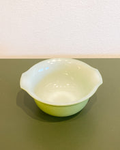 Load image into Gallery viewer, Vintage Green Glasbake Bowl
