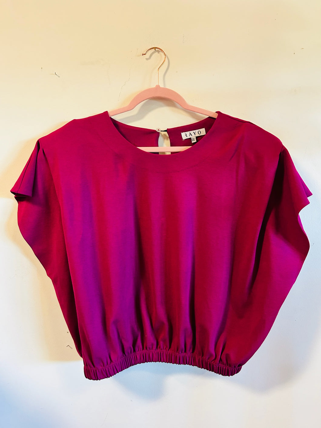 Magenta Blouse