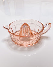 Load image into Gallery viewer, Rare Pink Depression Glass Juicer
