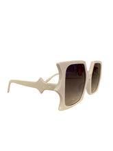 Load image into Gallery viewer, Oversized White Frame Bat Girl Sunnies
