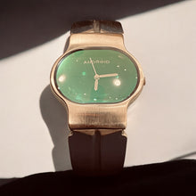 Load image into Gallery viewer, Vintage Emerald Jeweled Android Watch
