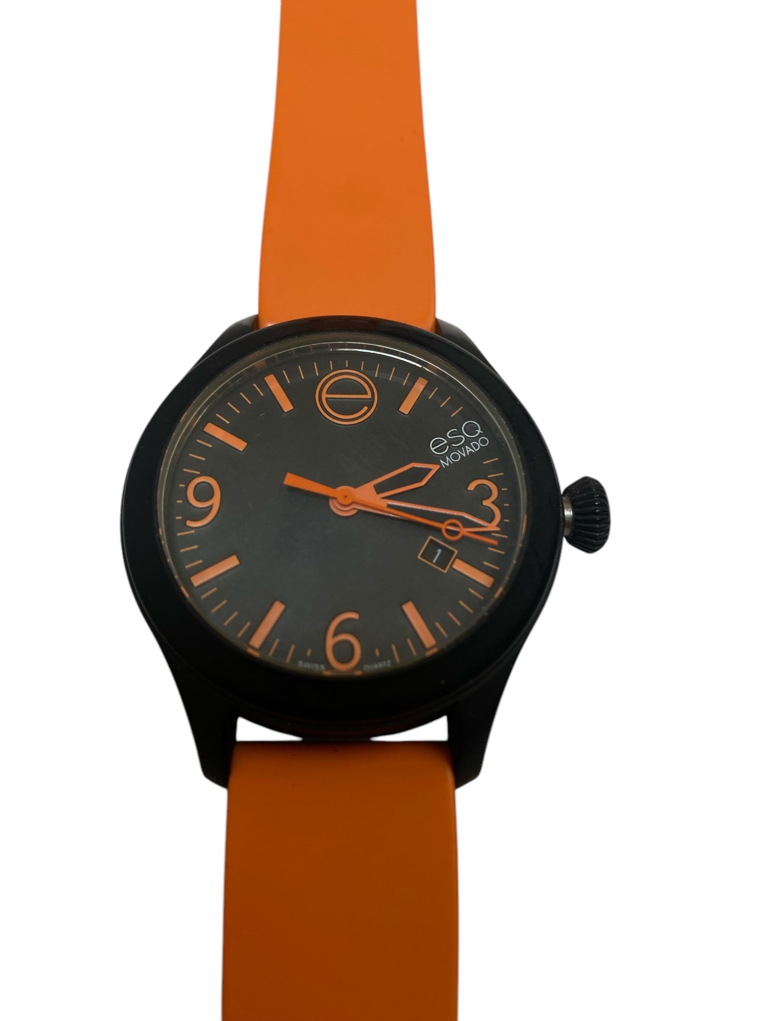 Unisex ESQ Movado Orange Watch