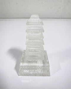 Glass Temple Figurine