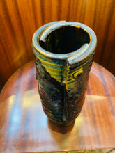 Load image into Gallery viewer, Green Blue Glazed Tall Vase
