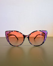 Load image into Gallery viewer, Cat Eye Tortoise Shell Sunnies with Pink Detail
