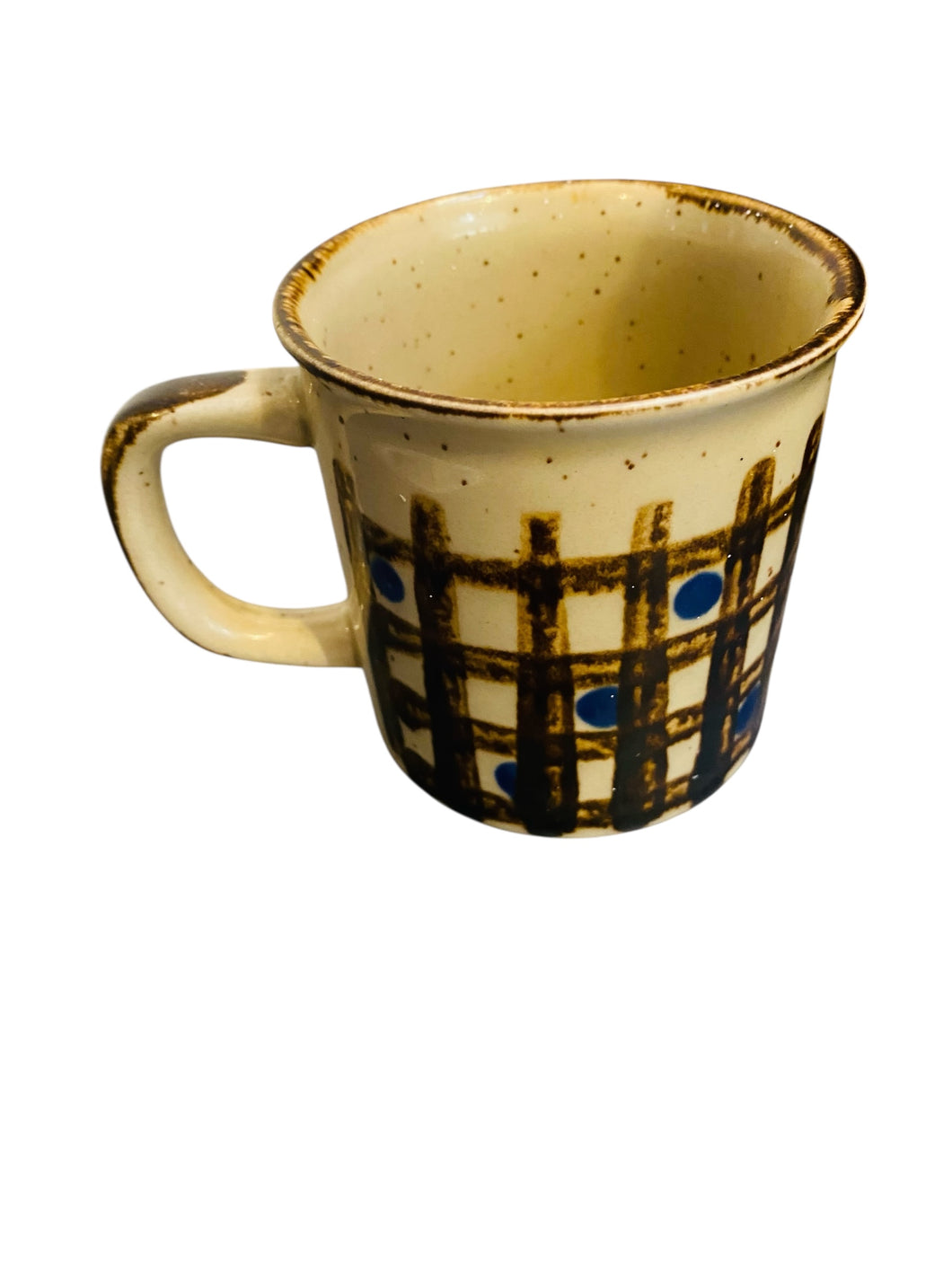 Otagari Abstract Blue and Brown Mug