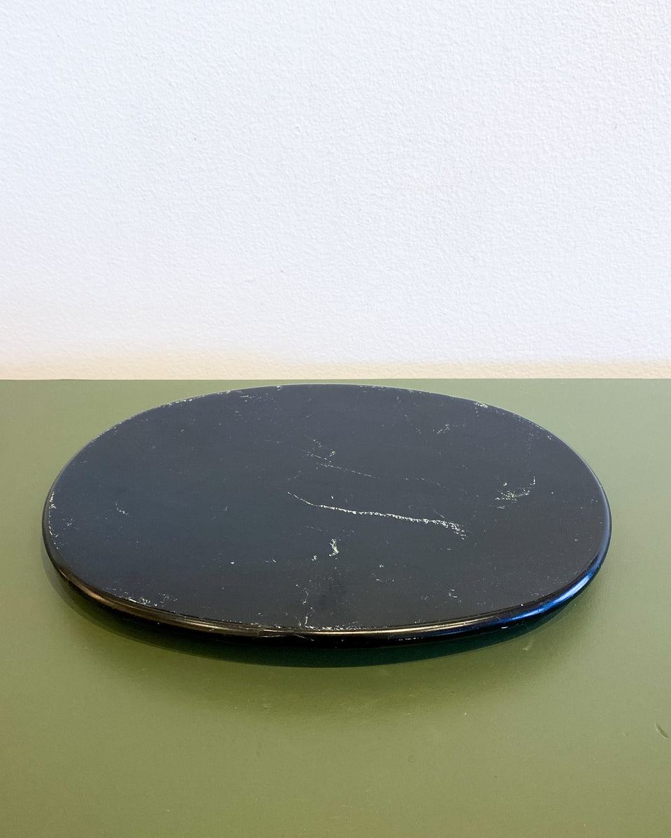 Vintage Black Lacquer Pedestal/Tray - Made in Japan – Sunbeam Vintage
