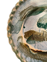 Load image into Gallery viewer, Dk Cerulean Blue Glaze Pottery Bowl
