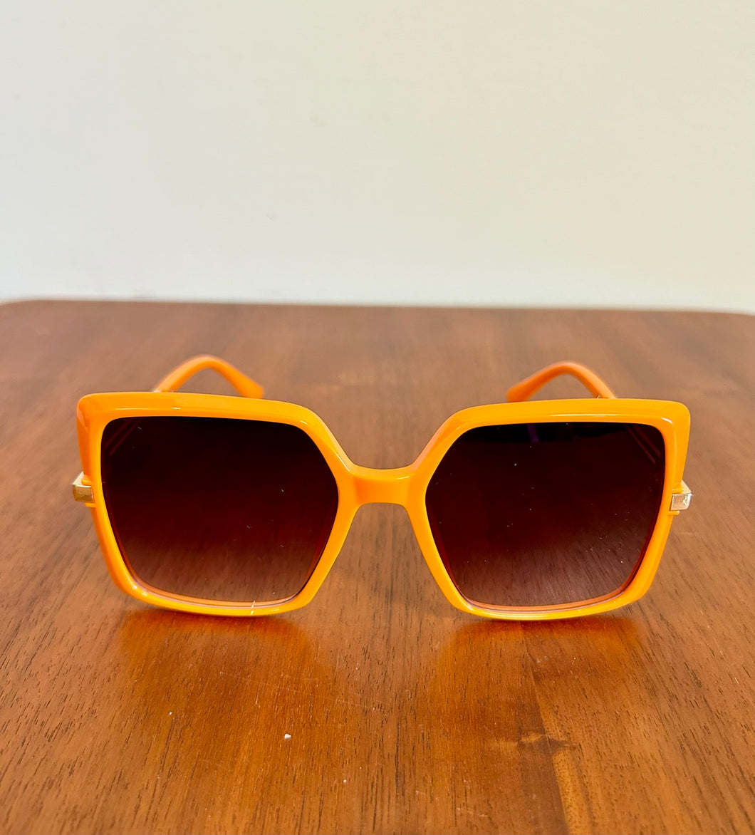 Orange Squares Sunnies