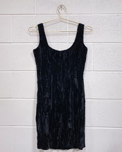 Load image into Gallery viewer, Crushed Velvet LBD
