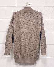Load image into Gallery viewer, Vintage Tan Wool Long Sweater (M)
