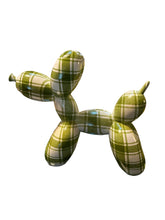 Load image into Gallery viewer, Green plaid balloon dog
